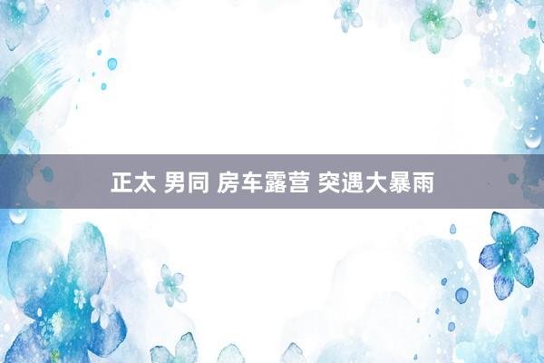 正太 男同 房车露营 突遇大暴雨